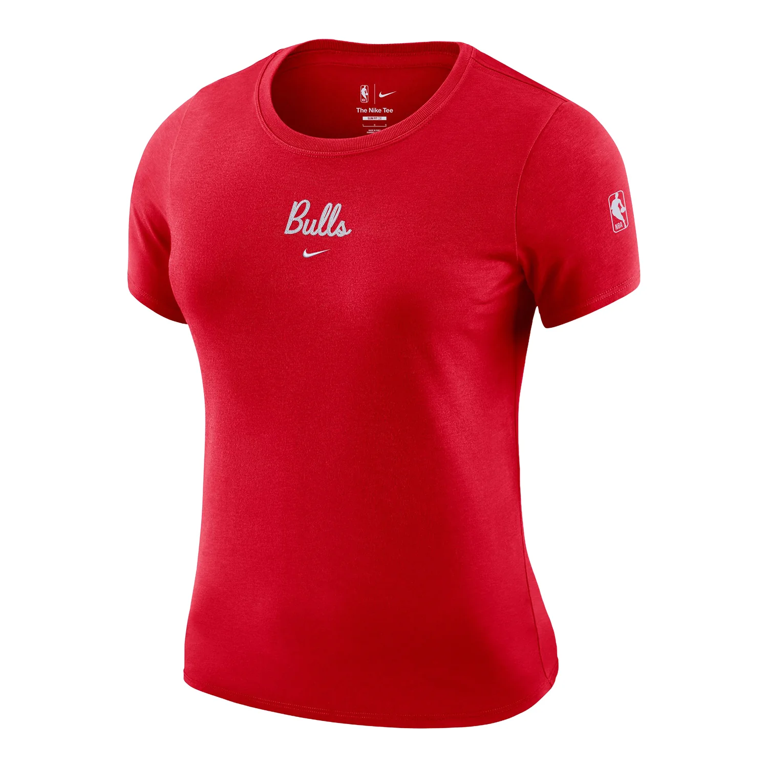 Ladies Chicago Bulls Nike Modern Crop T-Shirt