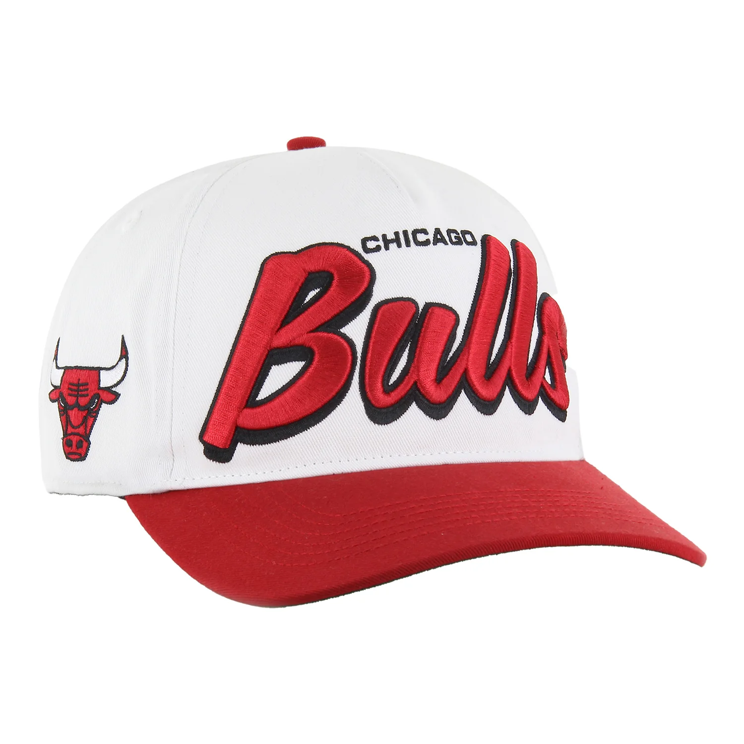 Chicago Bulls '47 Brand Hitch Drop Shadow Snapback Hat
