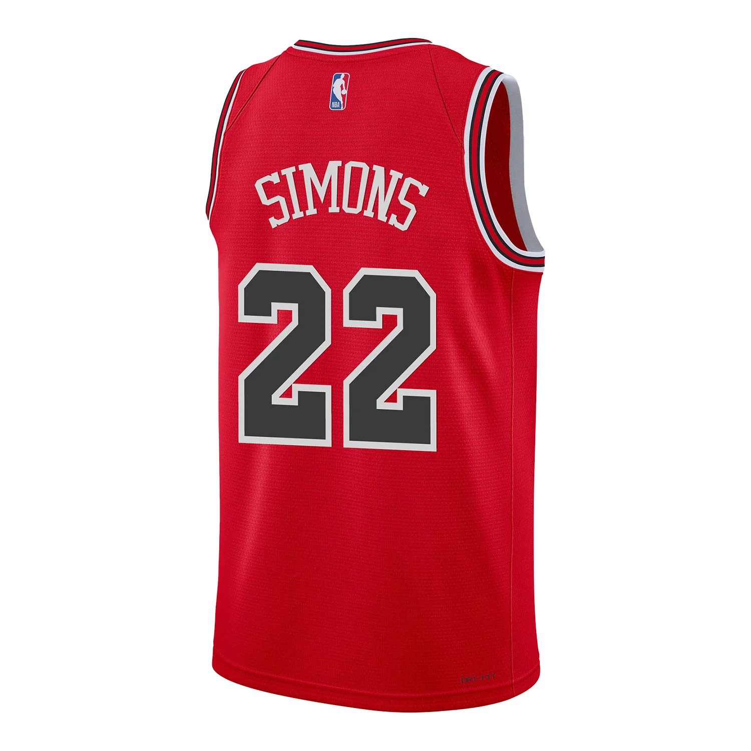 Chicago Bulls Anfernee Simons Nike Icon Swingman Jersey