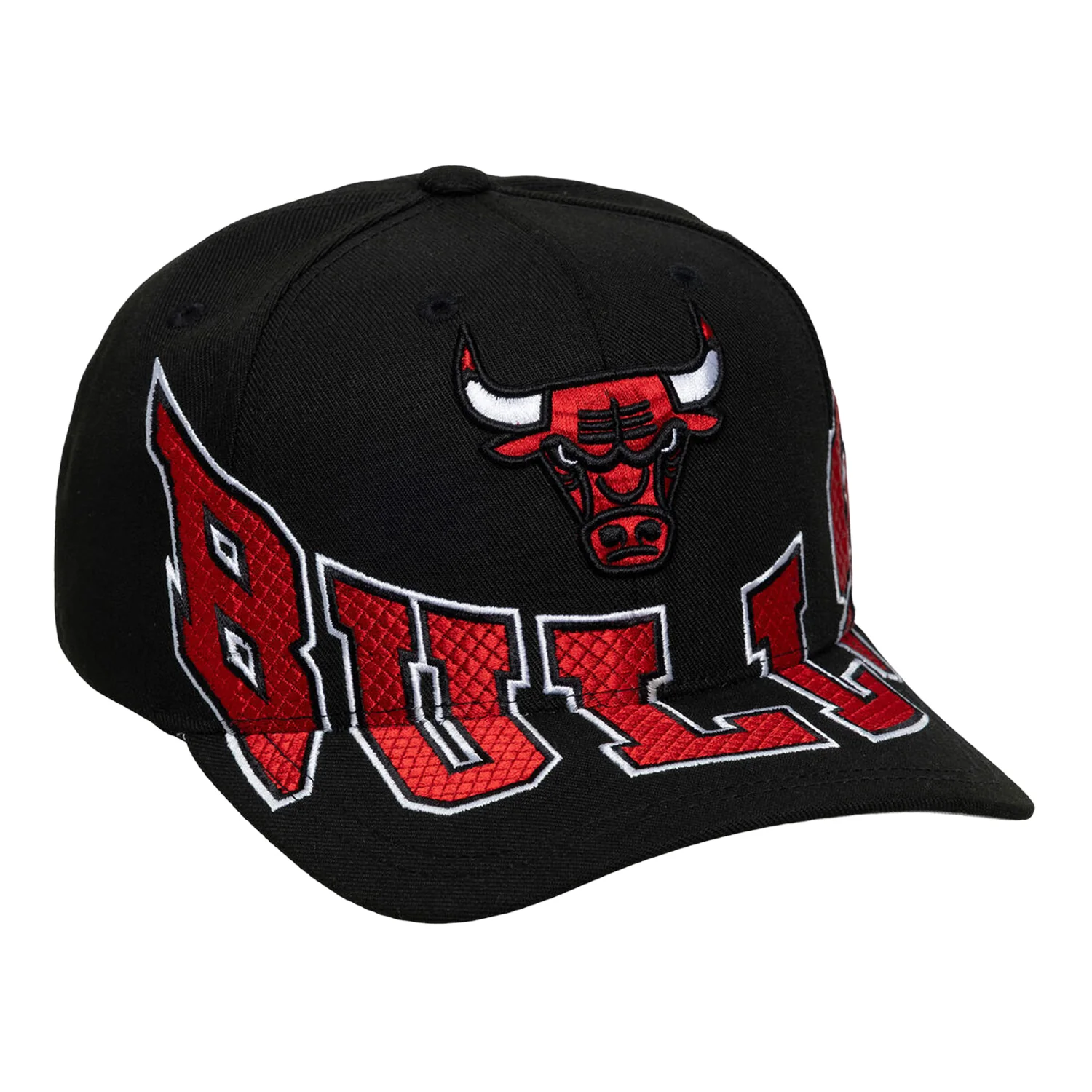 Chicago Bulls Mitchell & Ness Over Under Pro Snapback