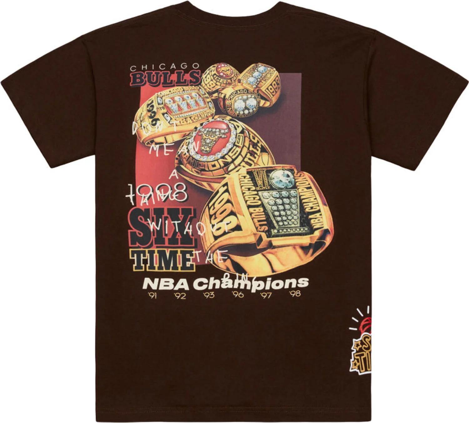 Chicago Bulls Mitchell & Ness Dennis Rodman Don't Mean A Thing Heritage T-Shirt
