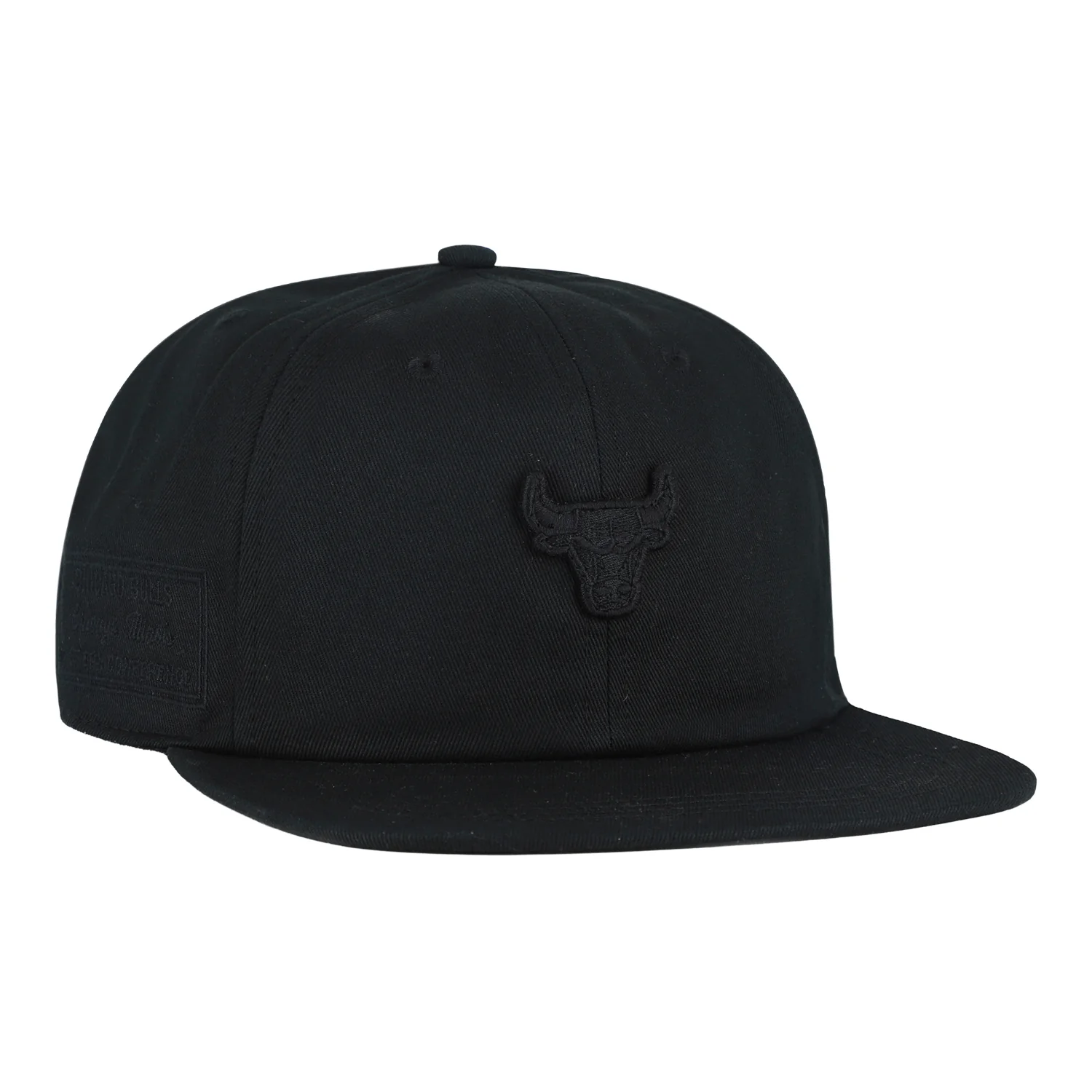 Chicago Bulls 47 Brand Contemporary Captain Relaxed Black Tonal Snapback