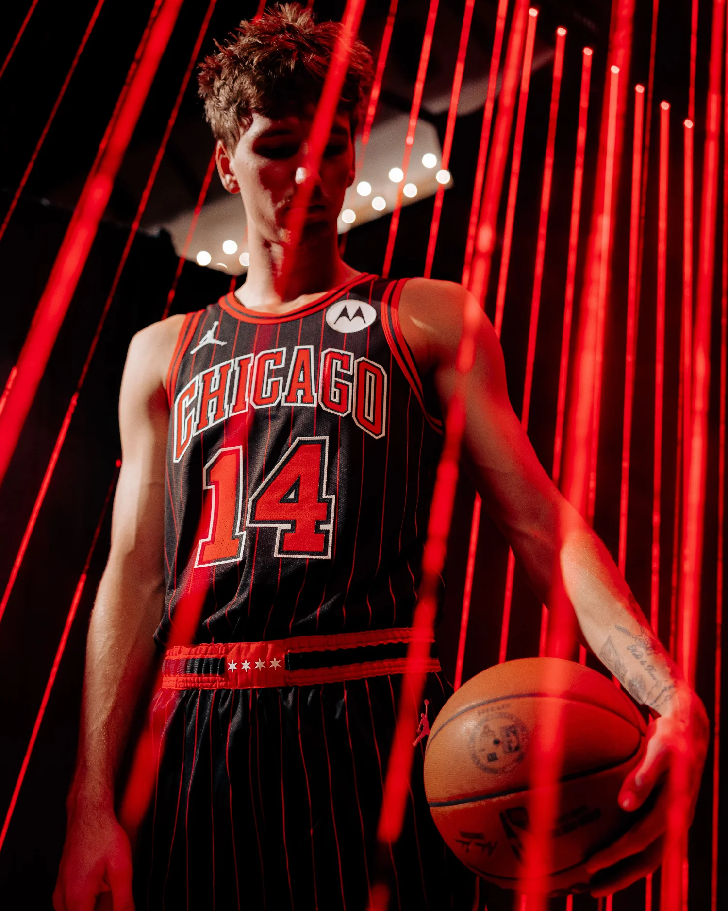 Youth Chicago Bulls Matas Buzelis Nike Statement Swingman Jersey - 2025-26