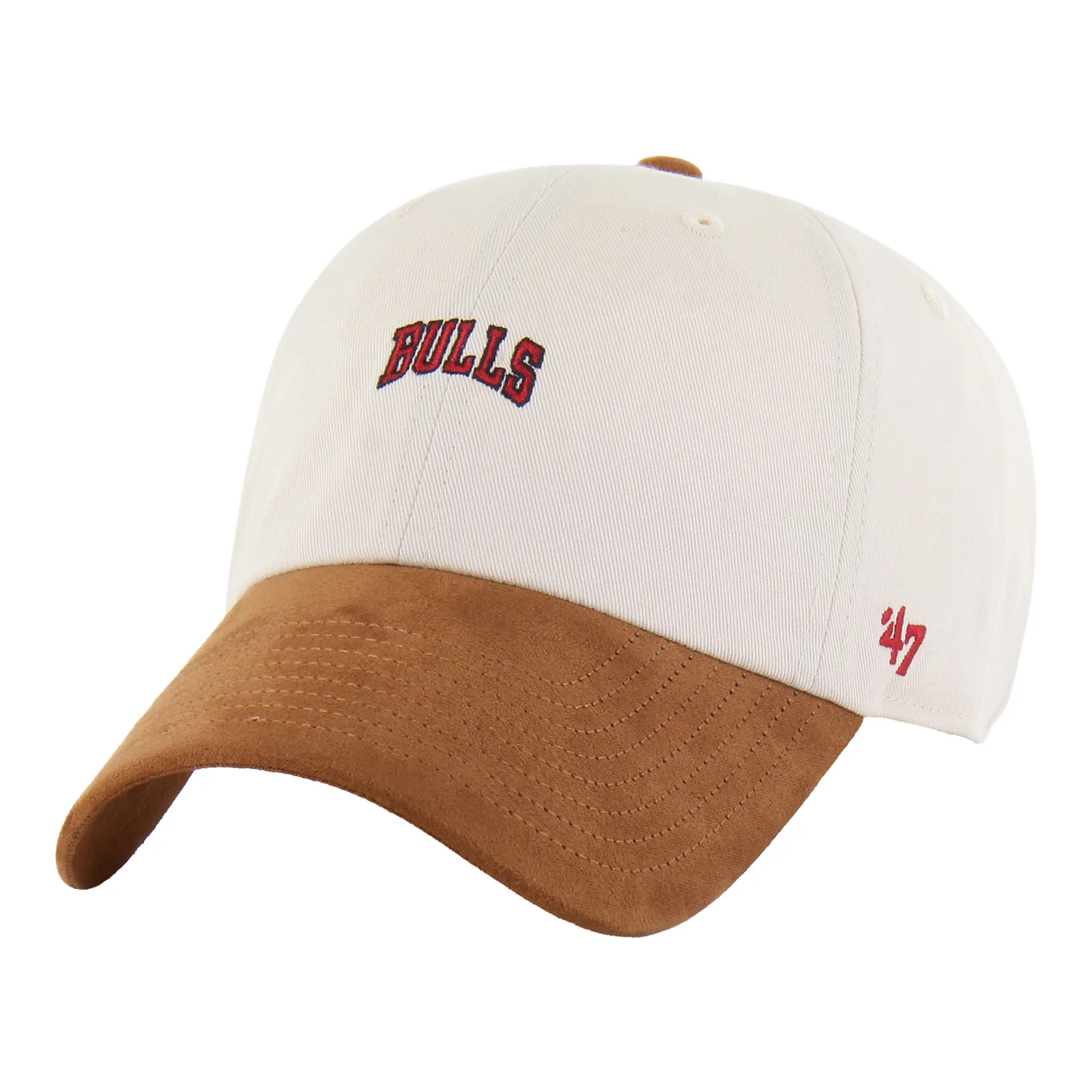 Ladies Chicago Bulls 47 Brand Mini Suede Clean Up Hat