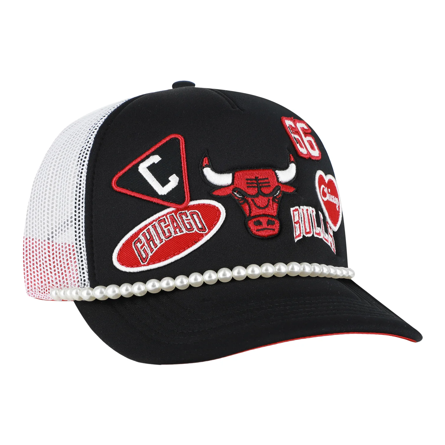 Ladies Chicago Bulls 47 Brand Rally On Rope Hitch FM Snapback