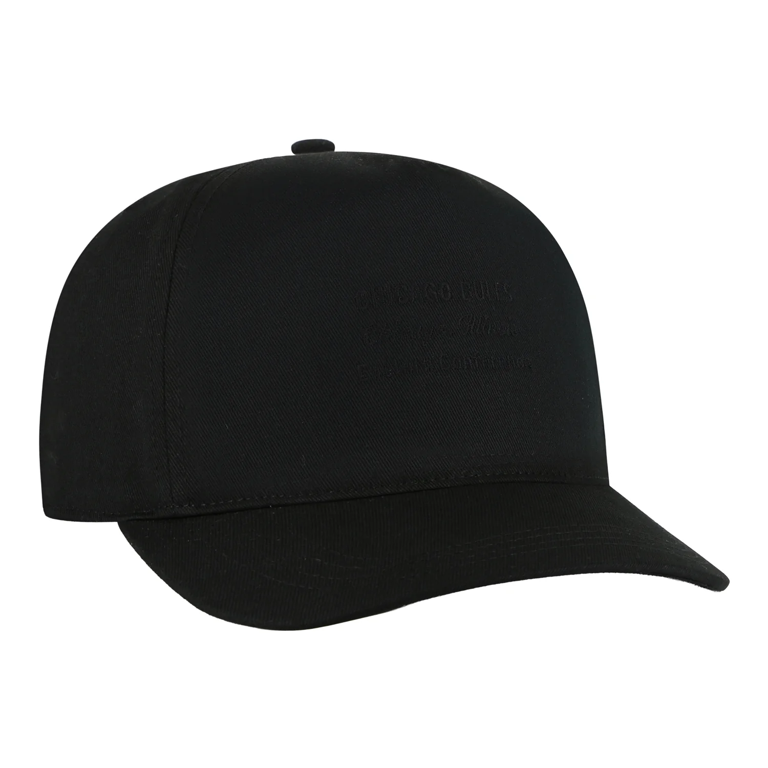 Chicago Bulls 47 Brand Contemporary Hitch Black Tonal Snapback