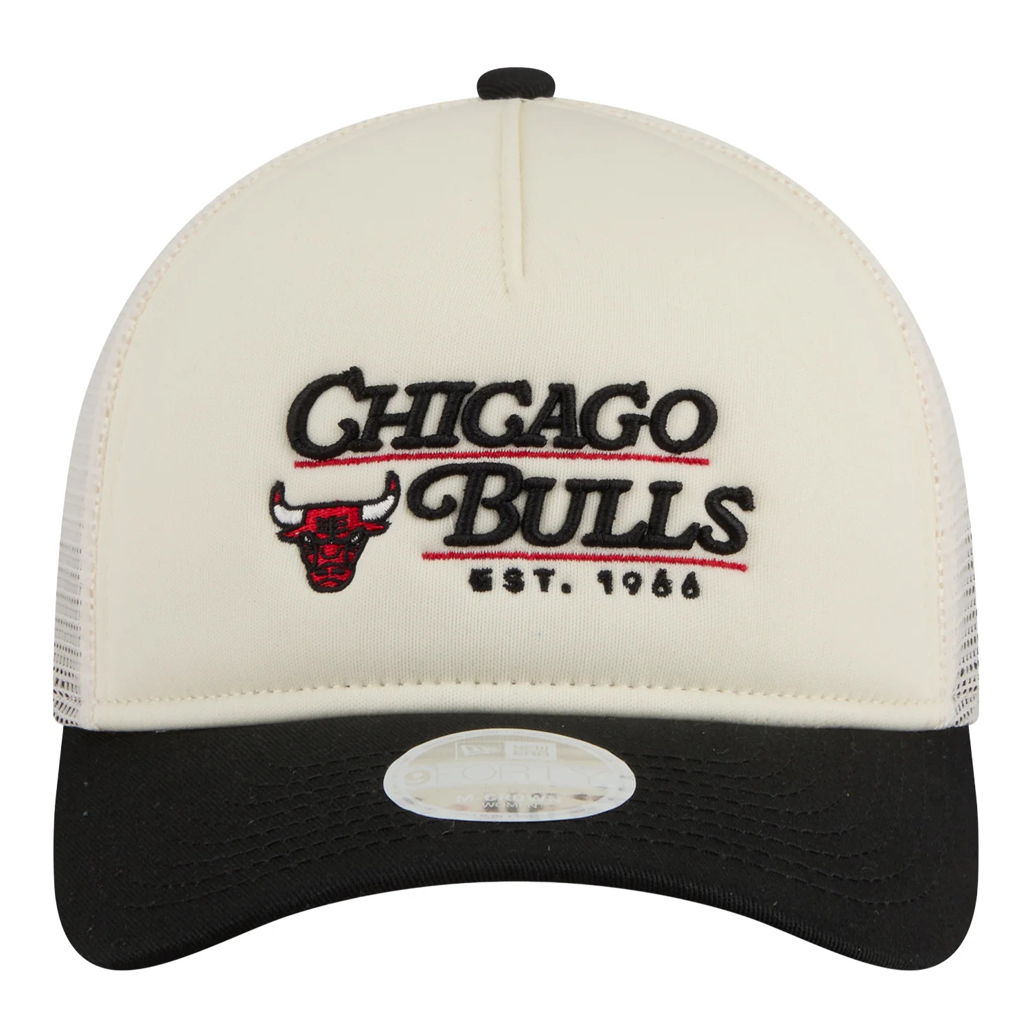Ladies Chicago Bulls New Era 940 Retro Trucker Hat