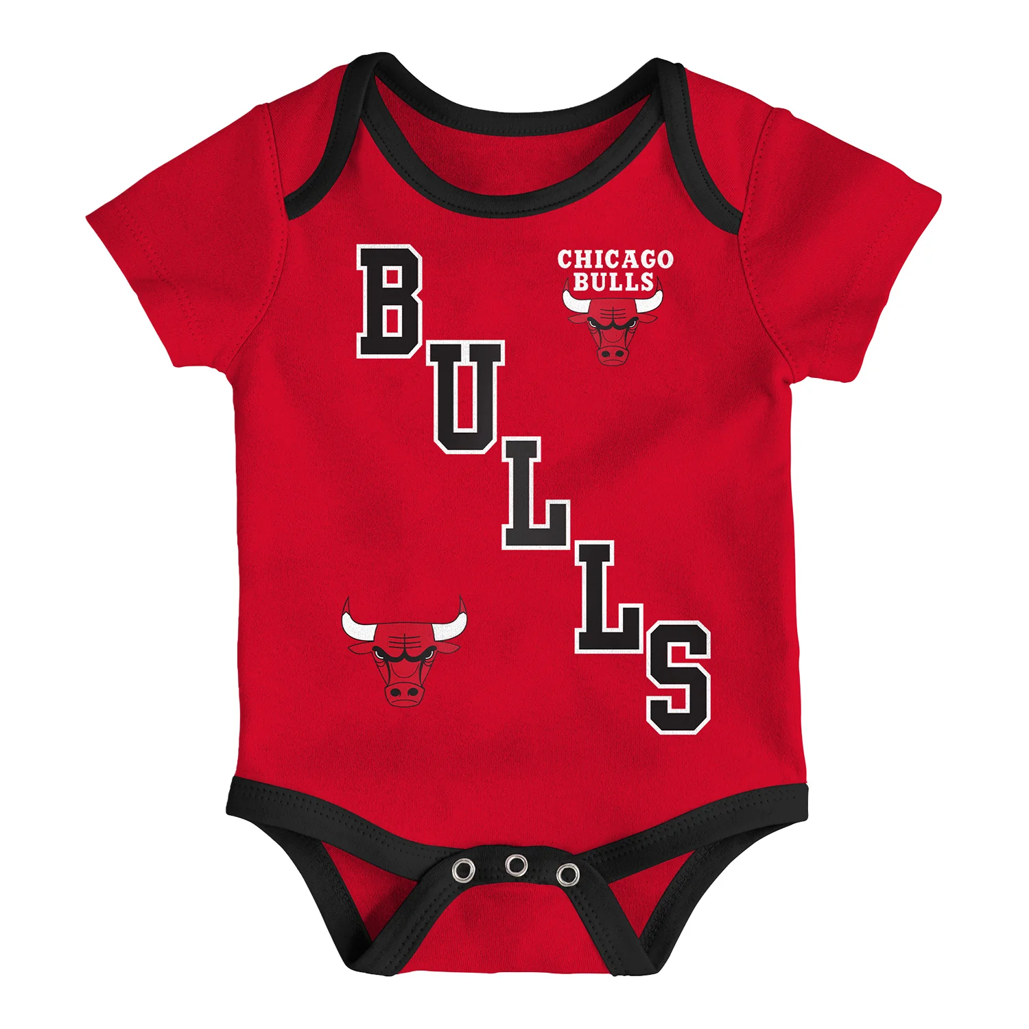 Infant Chicago Bulls 3-Pack Assorted Onesies