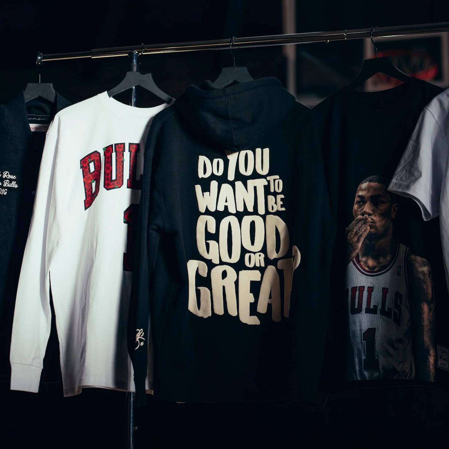 Youth Chicago Bulls Mitchell & Ness Derrick Rose Good or Great Hoodie
